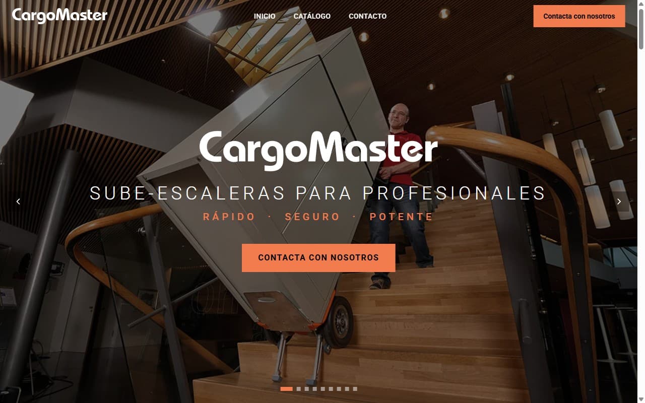 Captura de pantalla de CargoMaster España